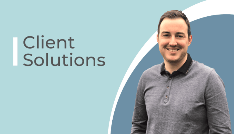 Male recruiter moving to client solutions