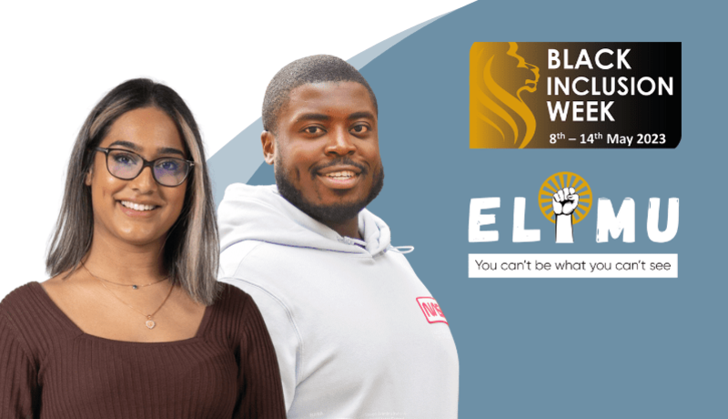 man and woman leading employability webinar at Black inclusion charity