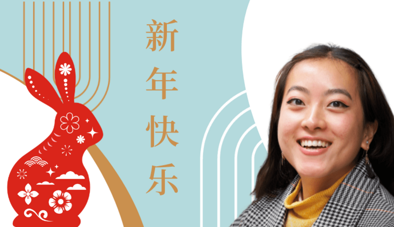 Woman Celebrating Chinese New Year