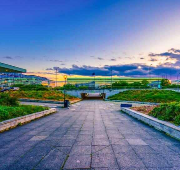 Milton Keynes Area at Sunset