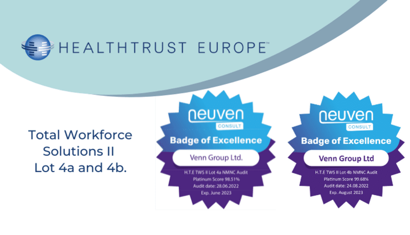 Badges of excellence logo for HTE contract